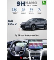 S-Dizayn BYD Seal U 9H Nano Gösterge ve Multimedya Ekran Koruyucu (PARLAK) 2024 Üzeri A+ Kalite