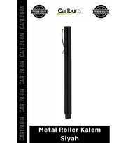 Özel Üretim Lüks Hediyelik Kurumsal Promosyon Ofis Aksesuarı Kaliteli Metal Roller Kalem Siyah