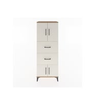 Hyperion Dolap 2 Raflı 2 Çekmeceli 4 Kapaklı 60x44x163 Çam-Aytaşı