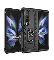 Microsonic Samsung Galaxy Z Fold 4 Kılıf Military Ring Holder Siyah