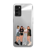 Oppo A16 / A55 Uyumlu Blackpink Tasarımlı Şeffaf Telefon Kılıfı