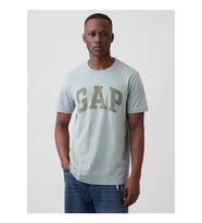 Gap Everyday Soft Basic Gap Logo 856659 T-Shirt Kısa Kol Tişört Erkek T-Shirt (Yeşil)