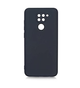 Coverzone Xiaomi Redmi Note 9 ?le Uyumlu K?l?f Z-Mara Lansman Vieri Tam Koruma Arka Kapak Kamera Koruma �?k?nt?l? P�r�zs�z Y�zey Siyah
