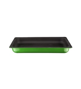 Lava Döküm Dikdörtgen 1/1 Gastronomi Küvet Ölçü 32x53cm. (Yeşil)
