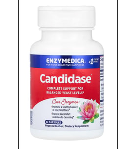 Enzymedica, Candidase, 42 Capsules.Made ın Usa (Renksiz)
