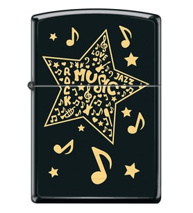Zippo Music Star Dizayn Çakmak