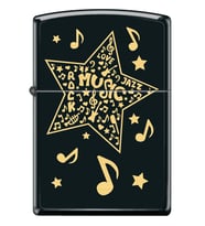 Zippo Music Star Dizayn Çakmak
