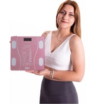 ALC QL-DB003 Dijital Vücut Tartısı Pembe