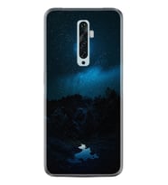 Oppo Reno 2Z 4 Lite 4 Pro 5 6 7 A31 Kılıf Desemli Silikon Gece 1633