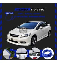 Honda Civic FB7 Oto Araç Kapı Koruma Fitili 5metre Parlak Mavi Renk