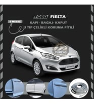 Ford Fiesta Oto Araç Kapı Koruma Fitili 5metre Parlak Gri Renk