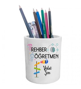 Rehber Öğretmene Hediye İsimli Kalemlik - Öğretmenler Günü Hediyesi