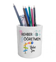 Rehber Öğretmene Hediye İsimli Kalemlik - Öğretmenler Günü Hediyesi