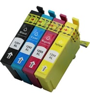 Photo Print Epson Stylus SX445W Uyumlu 4 Renk Muadil Kartuş Seti