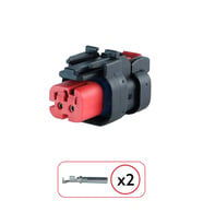 Erkek Konnektör 2 Pin Kablosuz