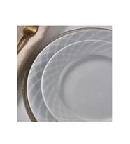 Güral Porselen Alfa Düz Beyaz Tabak 20 cm 6'lı