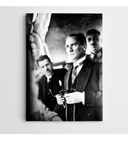Atatürk Tablosu Dürbün ve Atatürk Kanvas Tablo