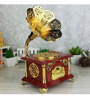 Nostaljik Gramofon Müzik Kutusu