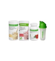 Aylık Ekonomik Set-6 1 Ahududu 1 Vanilyalı Shake +100gr Çay + Shaker