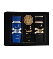 Lattafa Asad EDP 100 ml + Asad Zanzibar EDP 100 ml Erkek Parfüm Seti