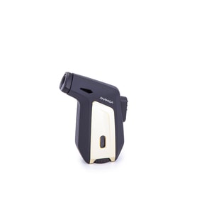 Tek Torch Pürmüz Mat Siyah-Gold Masa Tipi Puro Çakmağı - TR7192
