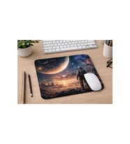Astronot Uzay Temalı Mousepad 21x17,5 cm – Kaymaz Tabanlı Gaming Mouse Pad – Bilim Kurgu Tasarım