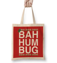 Bah Humbug Christmas Bez Çanta Uzun Saplı