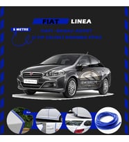 Fiat Linea Oto Araç Kapı Koruma Fitili 5metre Parlak Mavi Renk