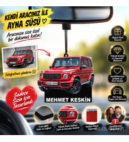 Kişiye Özel Kendi Aracınız Ayna Süs 10 cm MDF Araç Dikiz Aynası Süsü - Yeni Araba Hediyesi Galericiye ve Araba Tutkununa Hediye