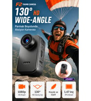 Manyetik Kordonlu Mini 1080P Aksiyon Kamerası Uzun Pil Ömrü IPS Ekran Type-C Bağlantı