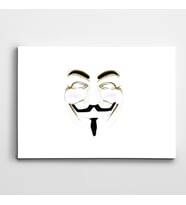 Anonymous Maske Kanvas Tablo