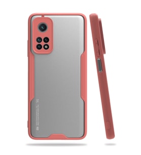 Mi 10T Kılıf Platin Silikon - Pembe