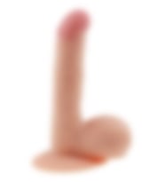 River World Vantuzlu Realistik Ten Dokusunda Yapay Dildo Pe nis 19 cm