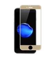 iPhone 7/8 Kavisli 4D Cam Ekran Koruyucu Gold