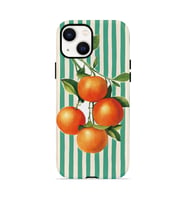 iPhone 15 Plus Vorian Çift Katmanlı Kılıf Italian Orange Orchard