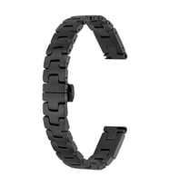Apple Watch 40mm Kordon Metal İnce Strap Kayış 150 (Siyah)