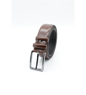 Camel Düz Classic %100 Deri Dikişsiz Kemer 1046260307