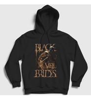 Presmono Unisex Siyah Mask Black Veil Brides Kapüşonlu Sweatshirt 18983tt