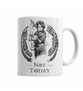 Game Of Thrones Valar Morghulis not today  Kupa Bardak Porselen