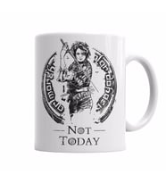 Game Of Thrones Valar Morghulis not today  Kupa Bardak Porselen