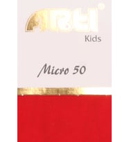 Katamino Kız Çocuk Külotlu Çorap Micro 50 1-2-11-12 Yaş, Kırmızı