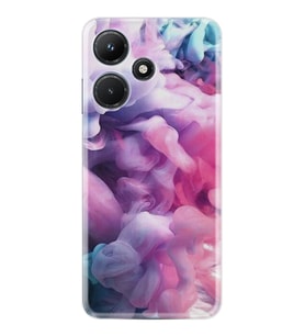 Infınıx Hot 30i Kılıf Resimli Desenli Baskılı Silikon Pink Cloud 1305