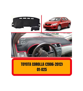 Toyota Corolla E140 Europe 2006-2012 Ön Gögüs Panel Torpido Koruma Koruyucu Kilifi Halisi Örtüsü