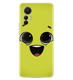 Xiaomi 12 Lite Kılıf Resimli Desenli Silikon Platinium Series White Green 1833
