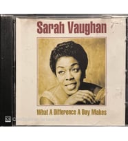 (Plak Değildir CD dir) CD Sarah Vaughan What A Difference A Day Makes CD (Karışık)