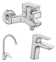 ECA Niobe 3'lü Batarya Seti(Banyo 482+Lavabo 053+Eviye 098)