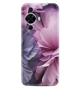 Huawei Nova 12S Kılıf Boutique Baskılı Resimli Çiçek Mor Pcode -028
