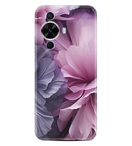 Huawei Nova 12S Kılıf Boutique Baskılı Resimli Çiçek Mor Pcode -028