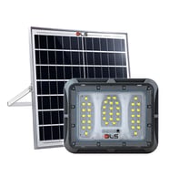 DLS 400W Güneş Enerjili Solar LED Projektör Harici Solar Panelli, 5 Metre Kablolu, Hareketli Konsollu 504-400-01 (Beyaz)