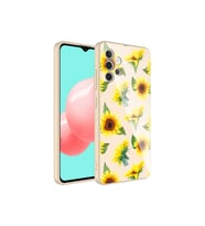 Samsung Galaxy A32 4G Uyumlu Kılıf Kamera Korumalı Desenli Sert Silikon Zore Epoksi Kapak (Model 2)